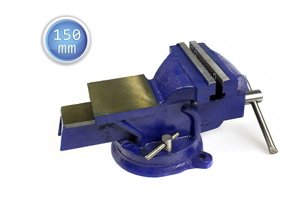 MORSA DA BANCO 150MM GHISA E ACCIAIO GIREVOLE DA BANCO