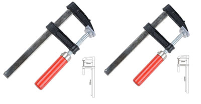 SECOTEC® Strettoio a Vite da Bricolage Morsetto da Modellismo Morsetto 150 x 50 mm SECOTEC® Strettoio a Vite da Bricolage Morsetto da Modellismo Morsetto 150 x 50 mm